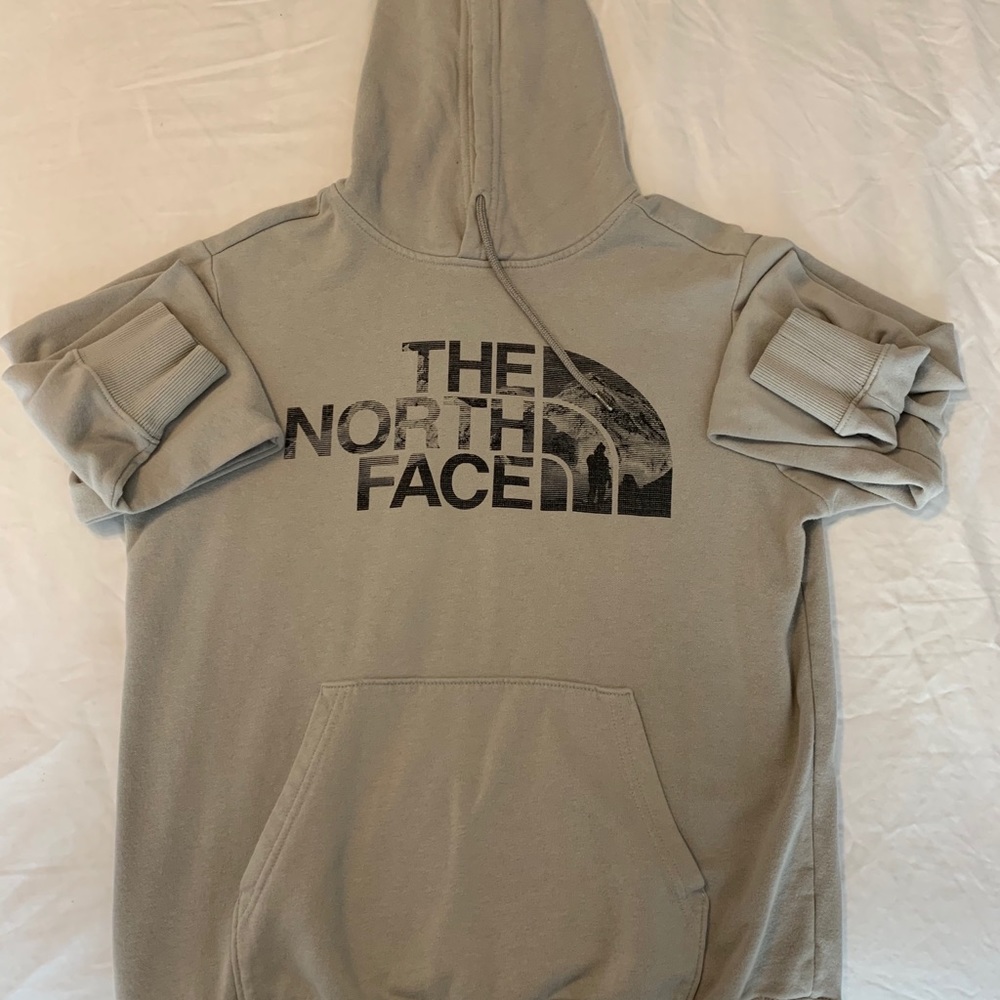 Tan north face hoodie